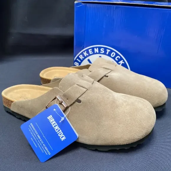 Birkenstock | Shoes | Birkenstock Boston Clog Taupe 42